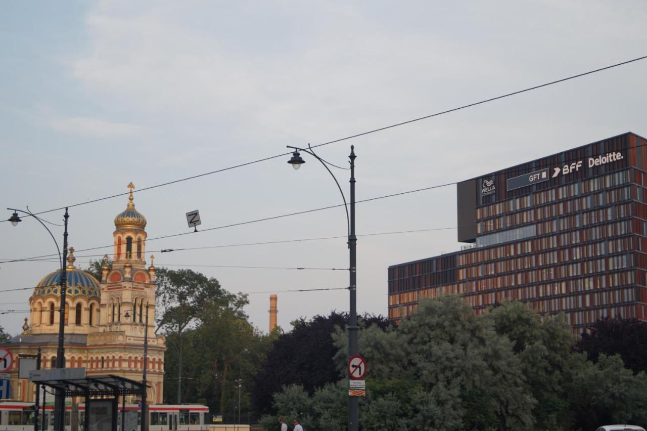 N23 Dwupoziomowy Apartament Lodz Centrum Wi-Fi Klimatyzacja Екстер'єр фото