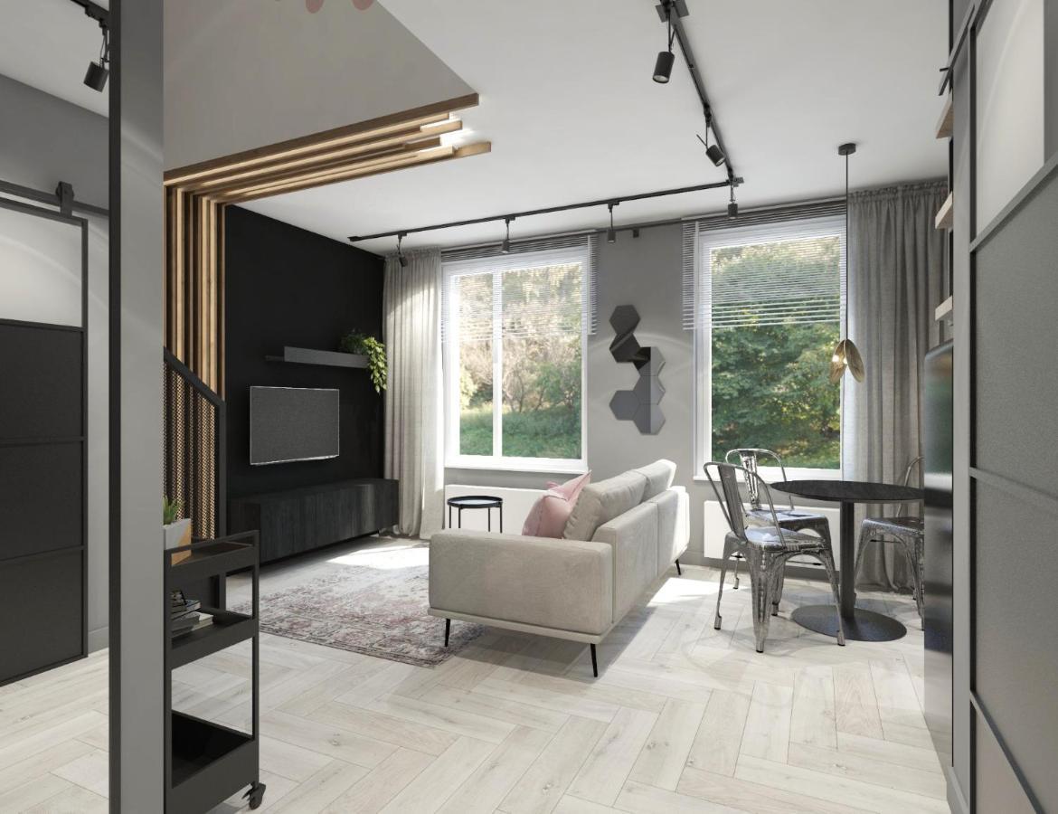 N23 Dwupoziomowy Apartament Lodz Centrum Wi-Fi Klimatyzacja Екстер'єр фото
