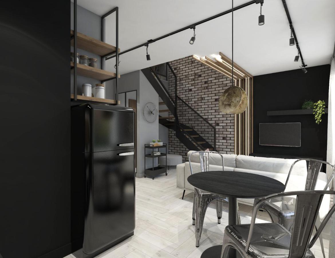 N23 Dwupoziomowy Apartament Lodz Centrum Wi-Fi Klimatyzacja Екстер'єр фото