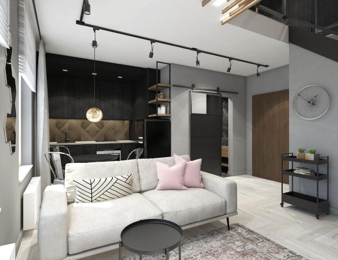 N23 Dwupoziomowy Apartament Lodz Centrum Wi-Fi Klimatyzacja Екстер'єр фото