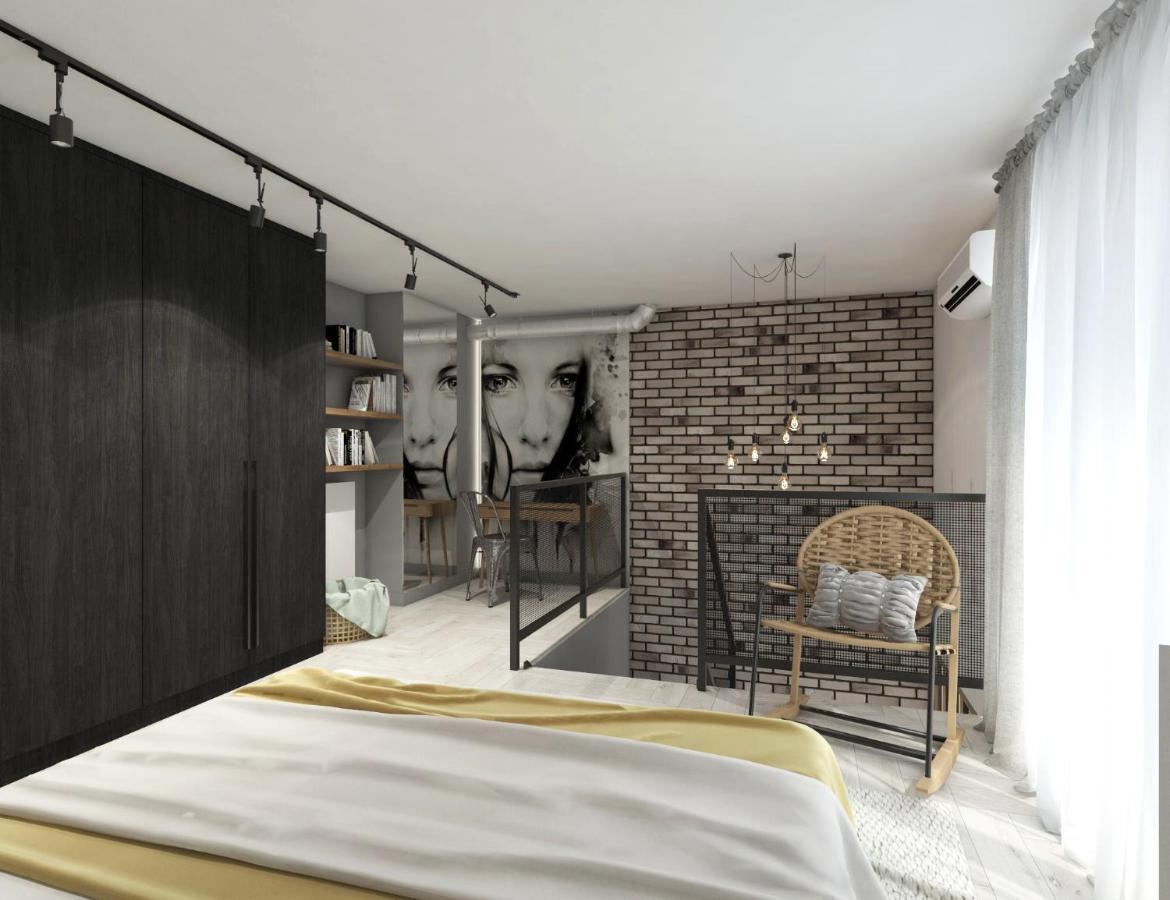 N23 Dwupoziomowy Apartament Lodz Centrum Wi-Fi Klimatyzacja Екстер'єр фото